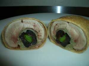 <b>Individual Dishes</b>
<br>Quail , prunes & leeks in a wonton wrapper